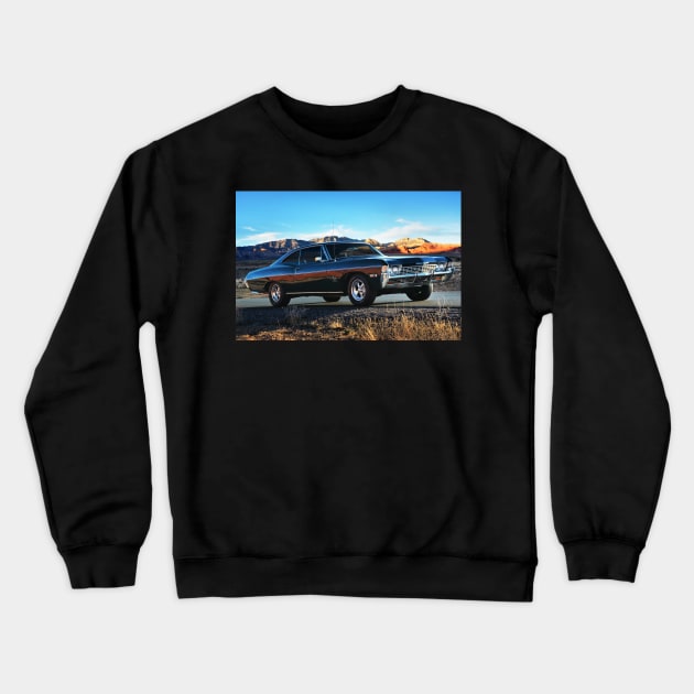 Chevy Impala Super Sport 1965 Crewneck Sweatshirt by Burtney